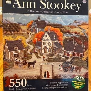 Jigsaw Puzzle Lot of 2 Ann Stookey art